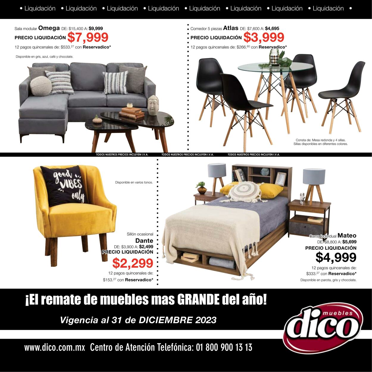 Catálogo Muebles Dico 01.12.2023 - 31.12.2023