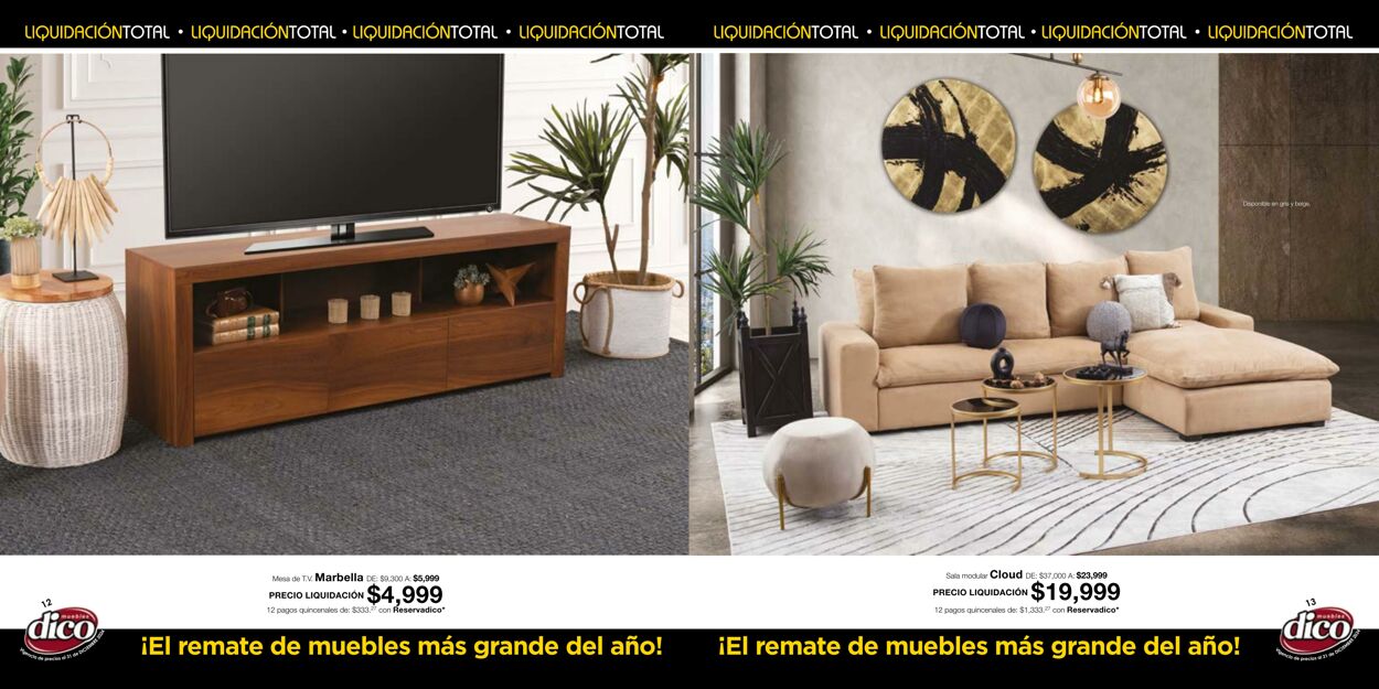 Catálogo Muebles Dico 07.12.2024 - 22.12.2024