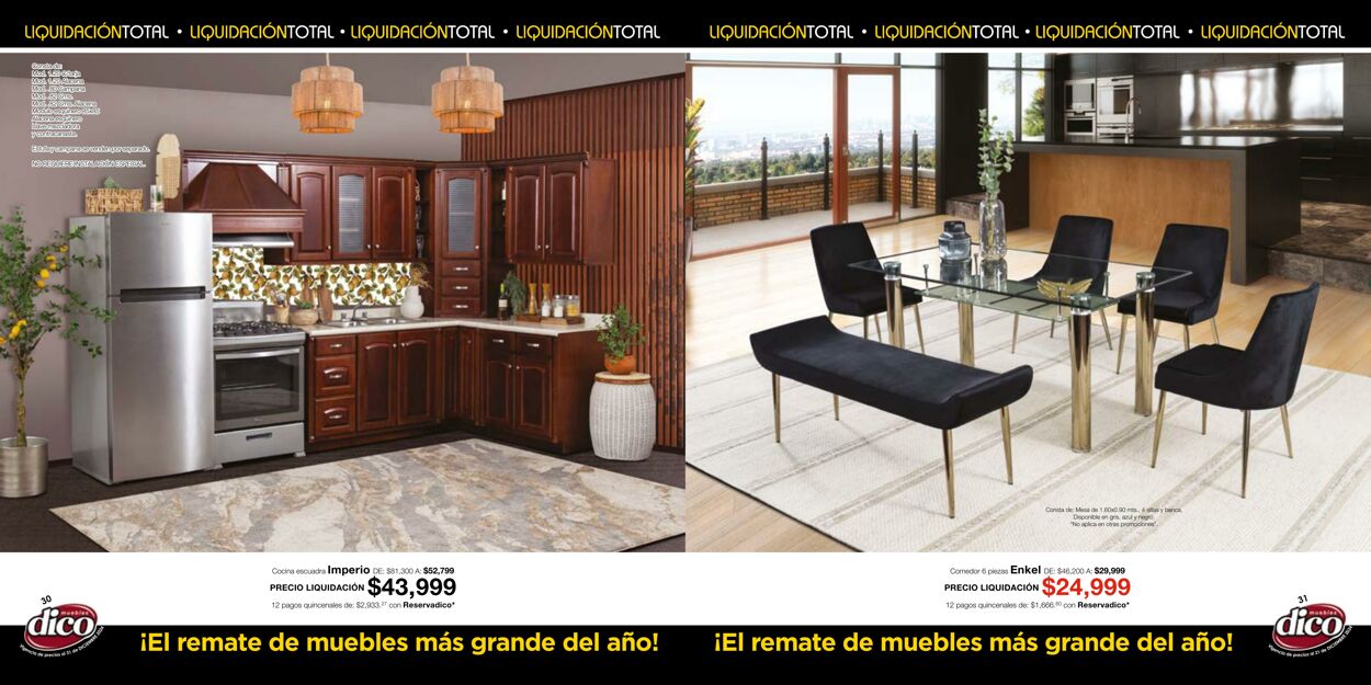 Catálogo Muebles Dico 07.12.2024 - 22.12.2024