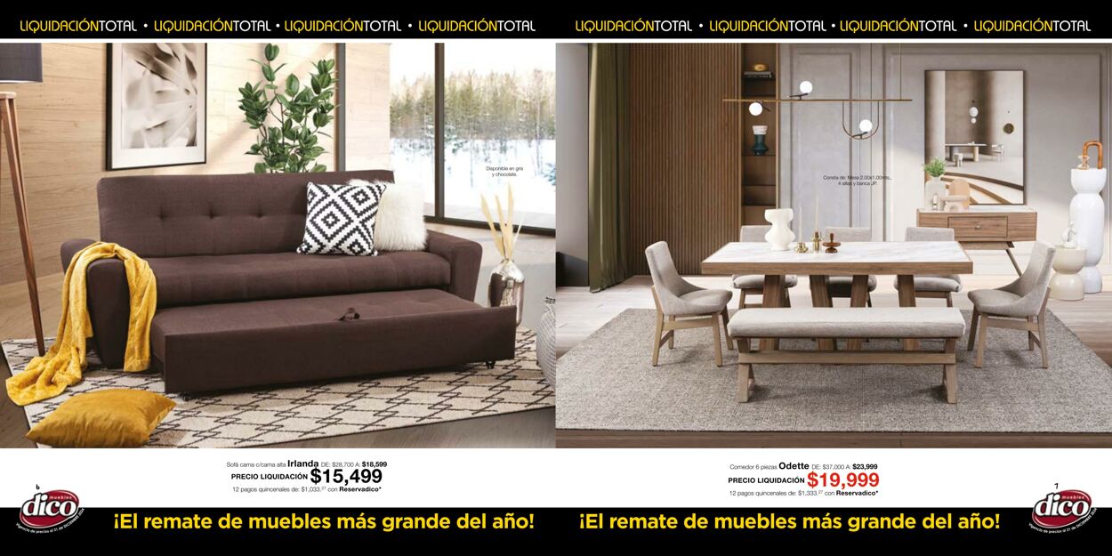 Catálogo Muebles Dico 07.12.2024 - 22.12.2024