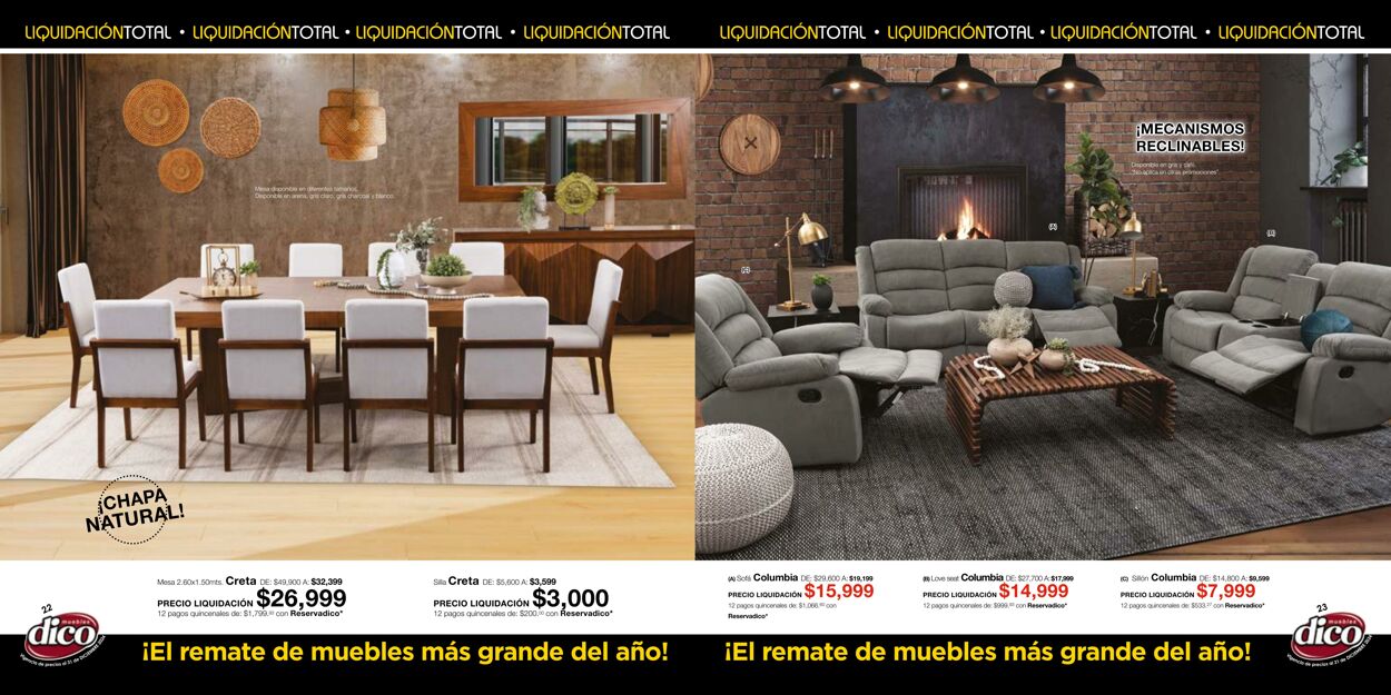 Catálogo Muebles Dico 07.12.2024 - 22.12.2024