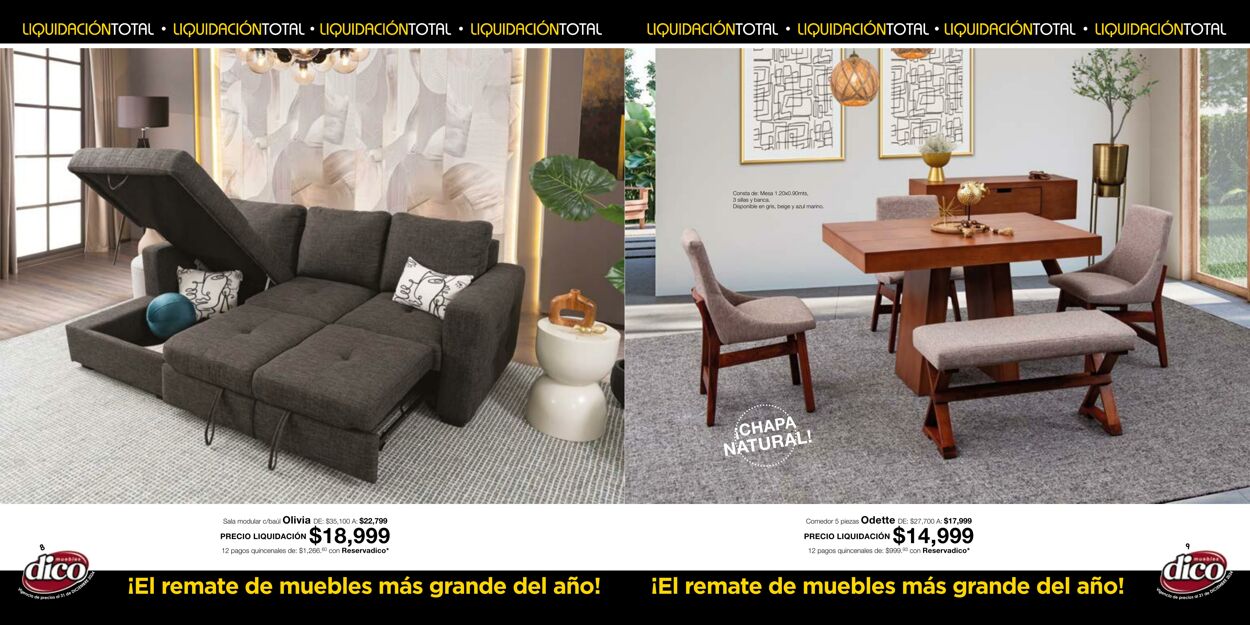 Catálogo Muebles Dico 07.12.2024 - 22.12.2024