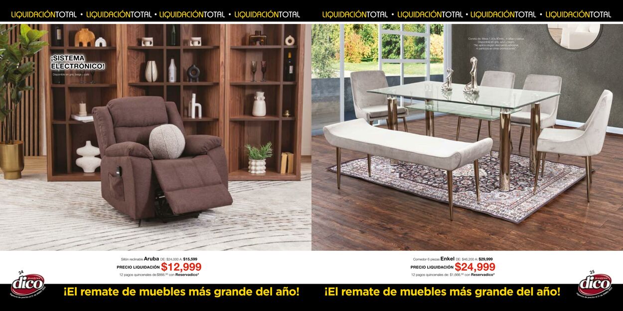 Catálogo Muebles Dico 07.01.2025 - 21.01.2025