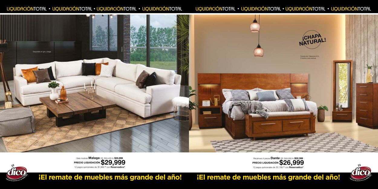 Catálogo Muebles Dico 07.01.2025 - 21.01.2025