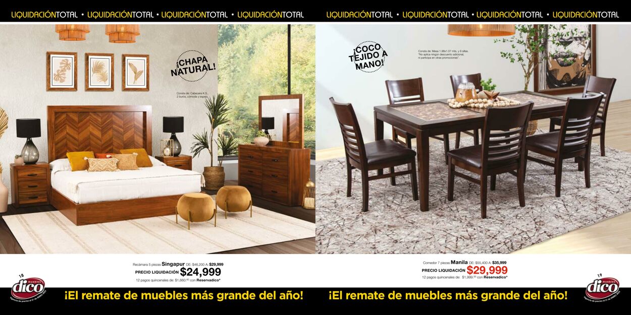 Catálogo Muebles Dico 07.01.2025 - 21.01.2025