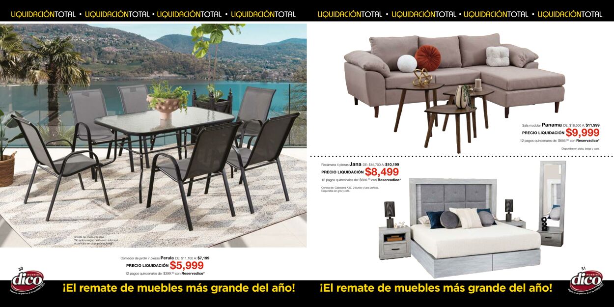 Catálogo Muebles Dico 07.01.2025 - 21.01.2025