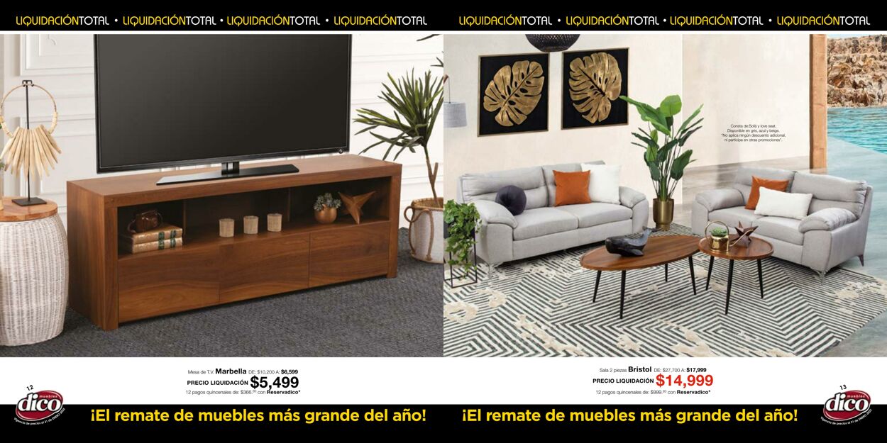 Catálogo Muebles Dico 07.01.2025 - 21.01.2025