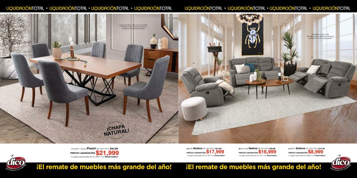 Catálogo Muebles Dico 07.01.2025 - 21.01.2025