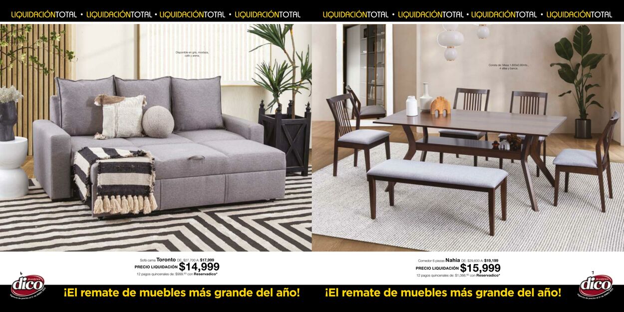 Catálogo Muebles Dico 07.01.2025 - 21.01.2025