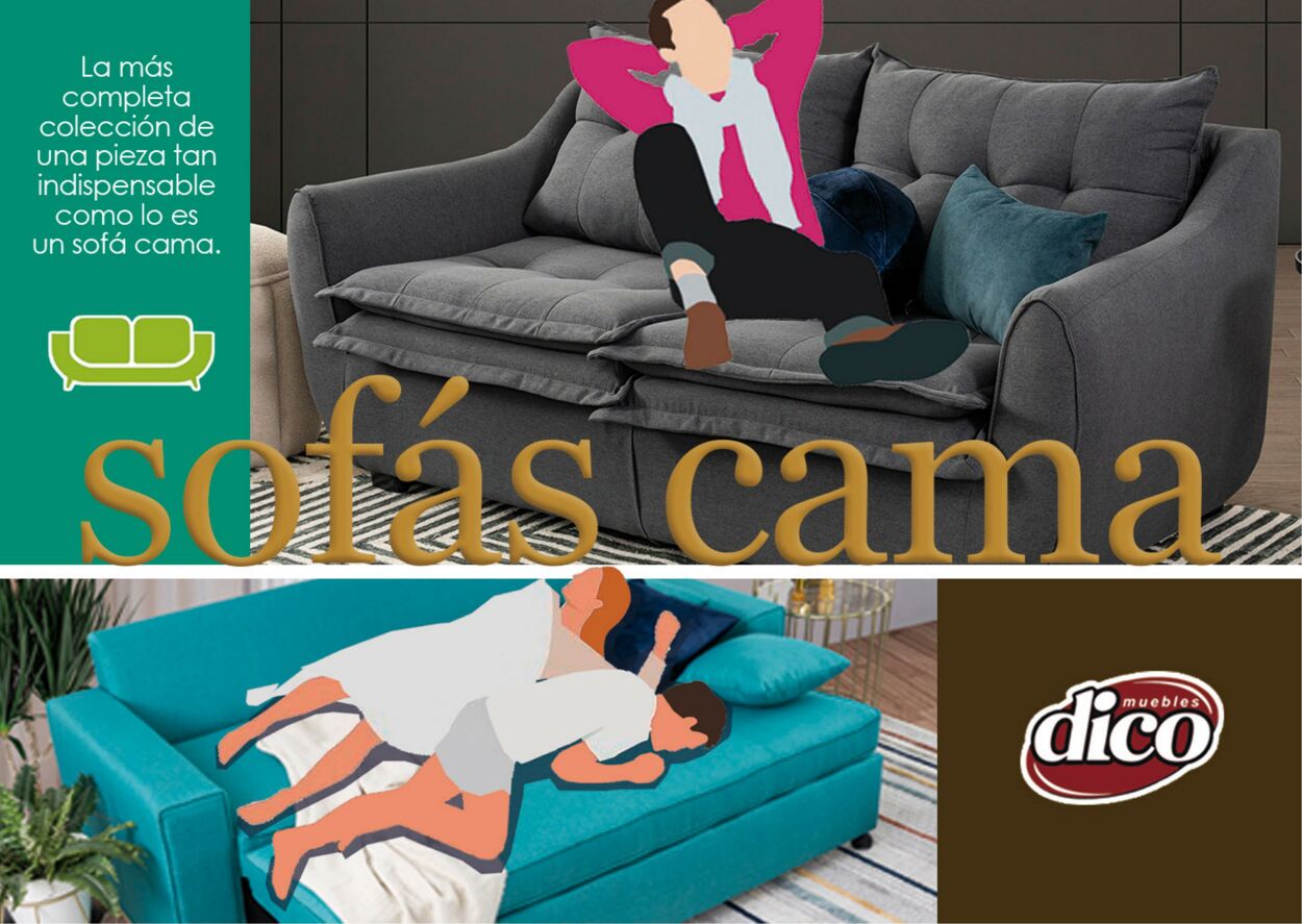 Catálogo Muebles Dico - MUEBLES DICO - SOFAS CAMAS NORTE - Página 1 9 ene., 2025 - 23 ene., 2025