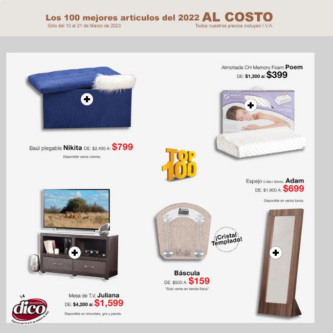 Catálogo Muebles Dico 10.03.2023 - 21.03.2023