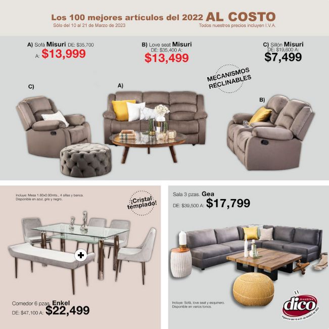 Catálogo Muebles Dico 10.03.2023 - 21.03.2023