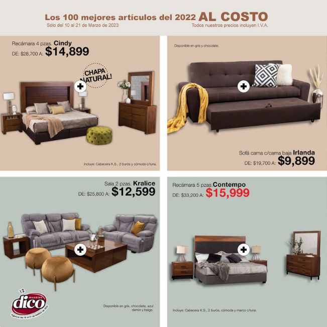 Catálogo Muebles Dico 10.03.2023 - 21.03.2023