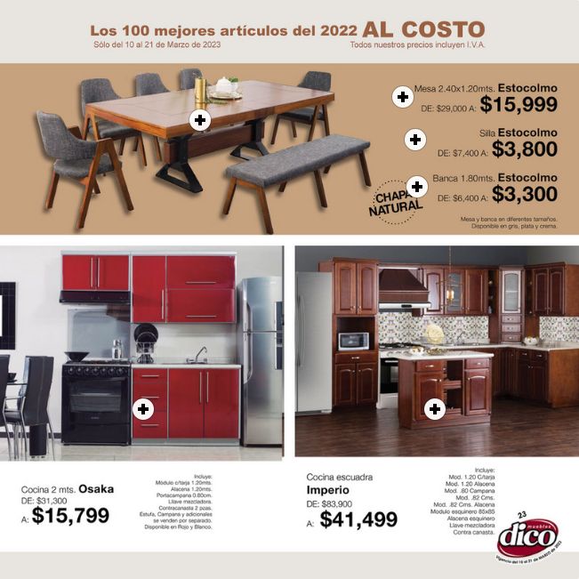 Catálogo Muebles Dico 10.03.2023 - 21.03.2023