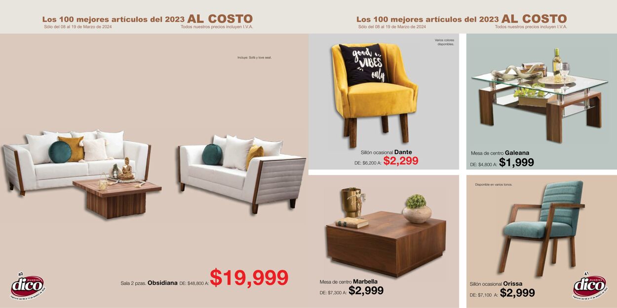 Catálogo Muebles Dico 08.03.2024 - 19.03.2024