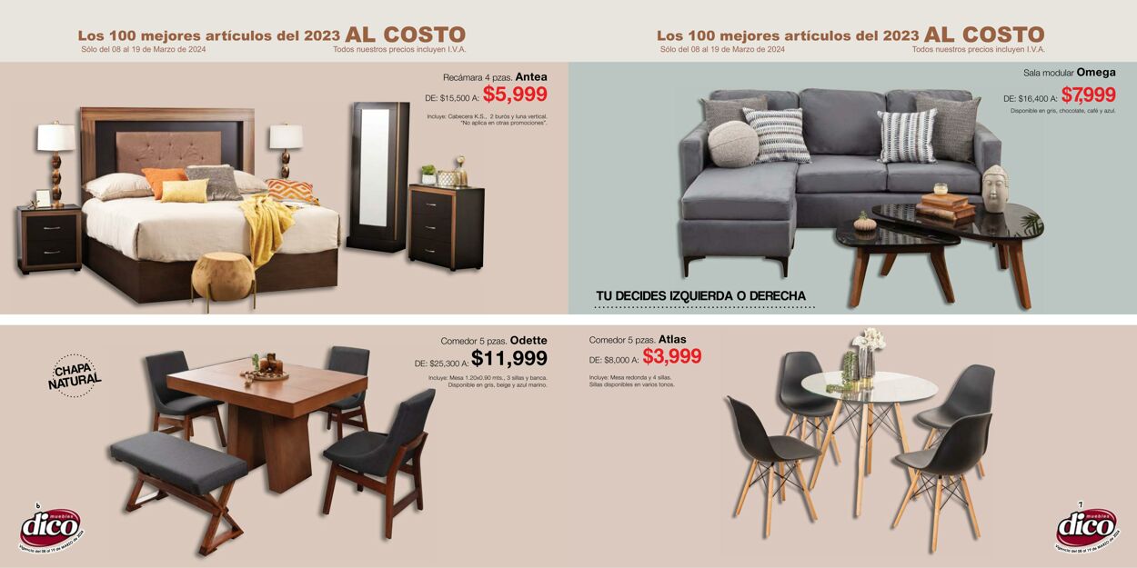 Catálogo Muebles Dico 08.03.2024 - 19.03.2024