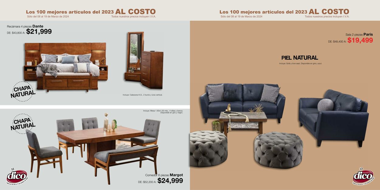 Catálogo Muebles Dico 08.03.2024 - 19.03.2024