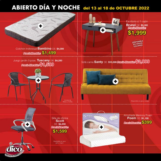Catálogo Muebles Dico 13.10.2022 - 18.10.2022