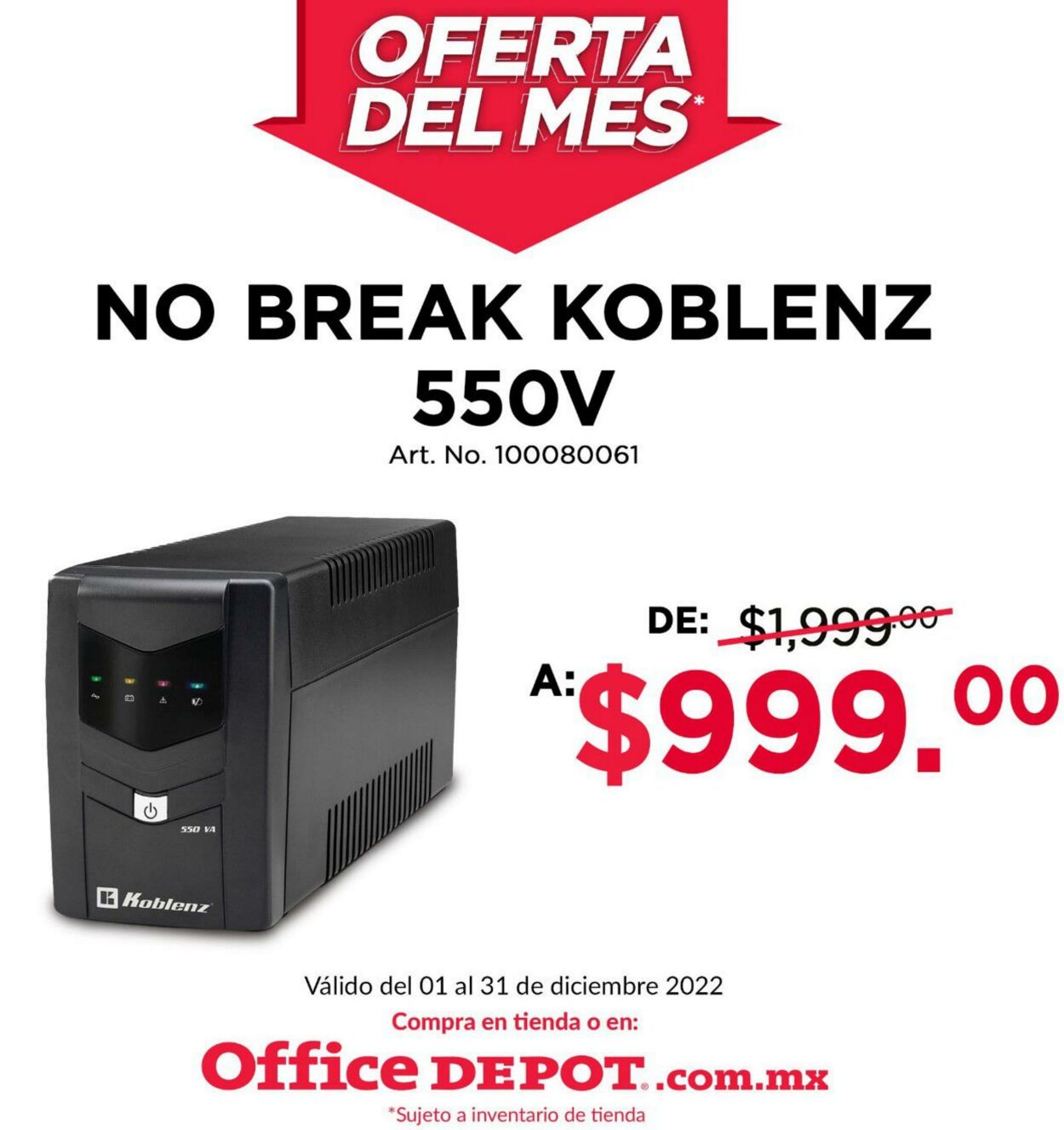 Catálogo Office Depot 21.12.2022 - 04.01.2023