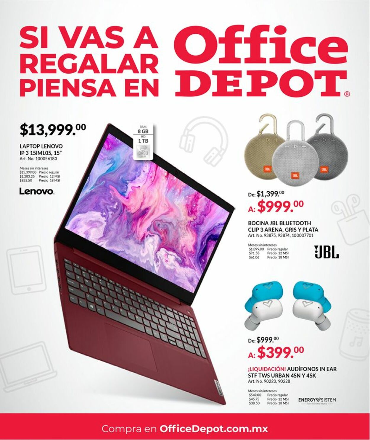 Catálogo Office Depot 01.11.2021 - 30.11.2021