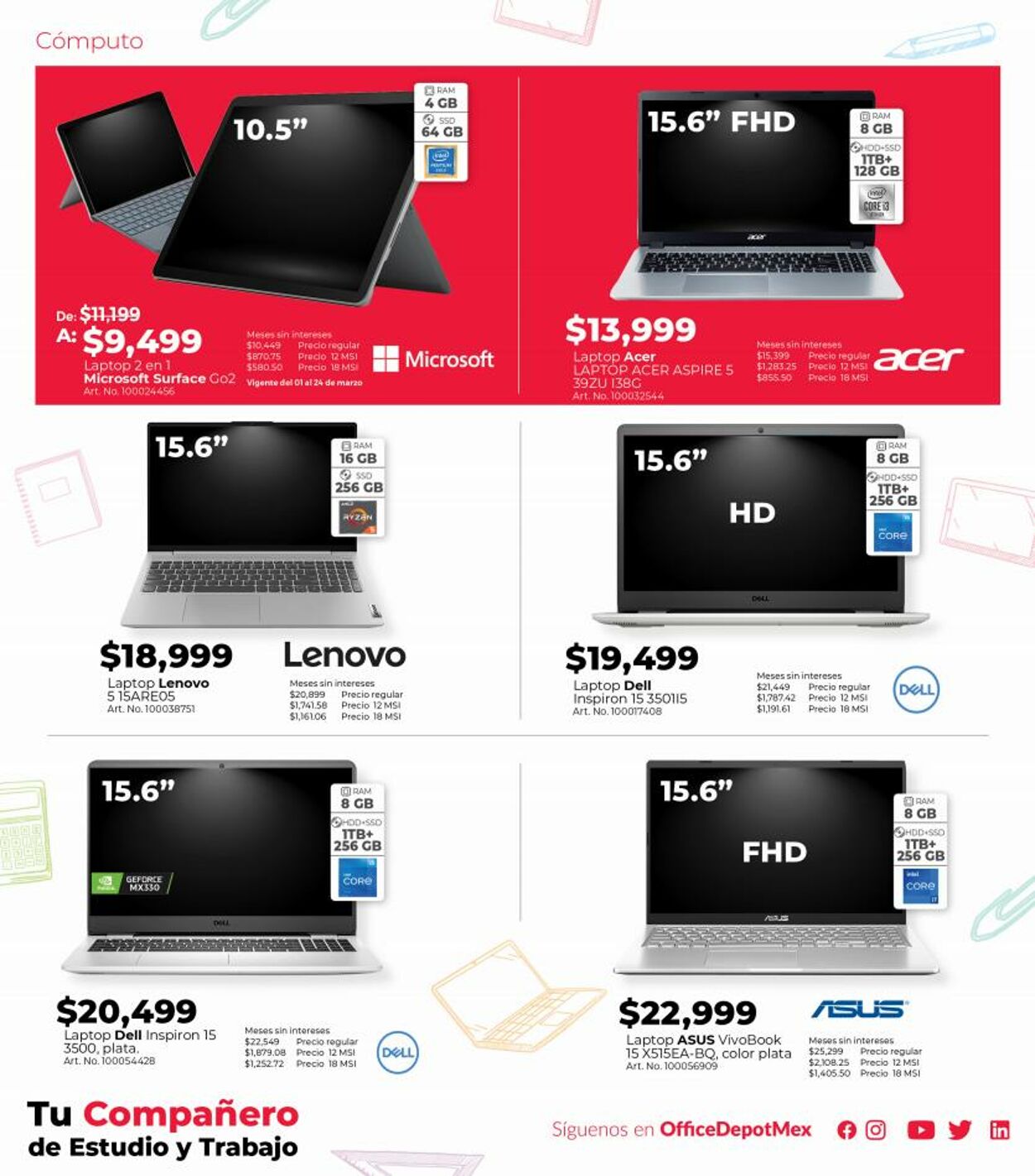 Catálogo Office Depot 01.03.2022 - 31.03.2022