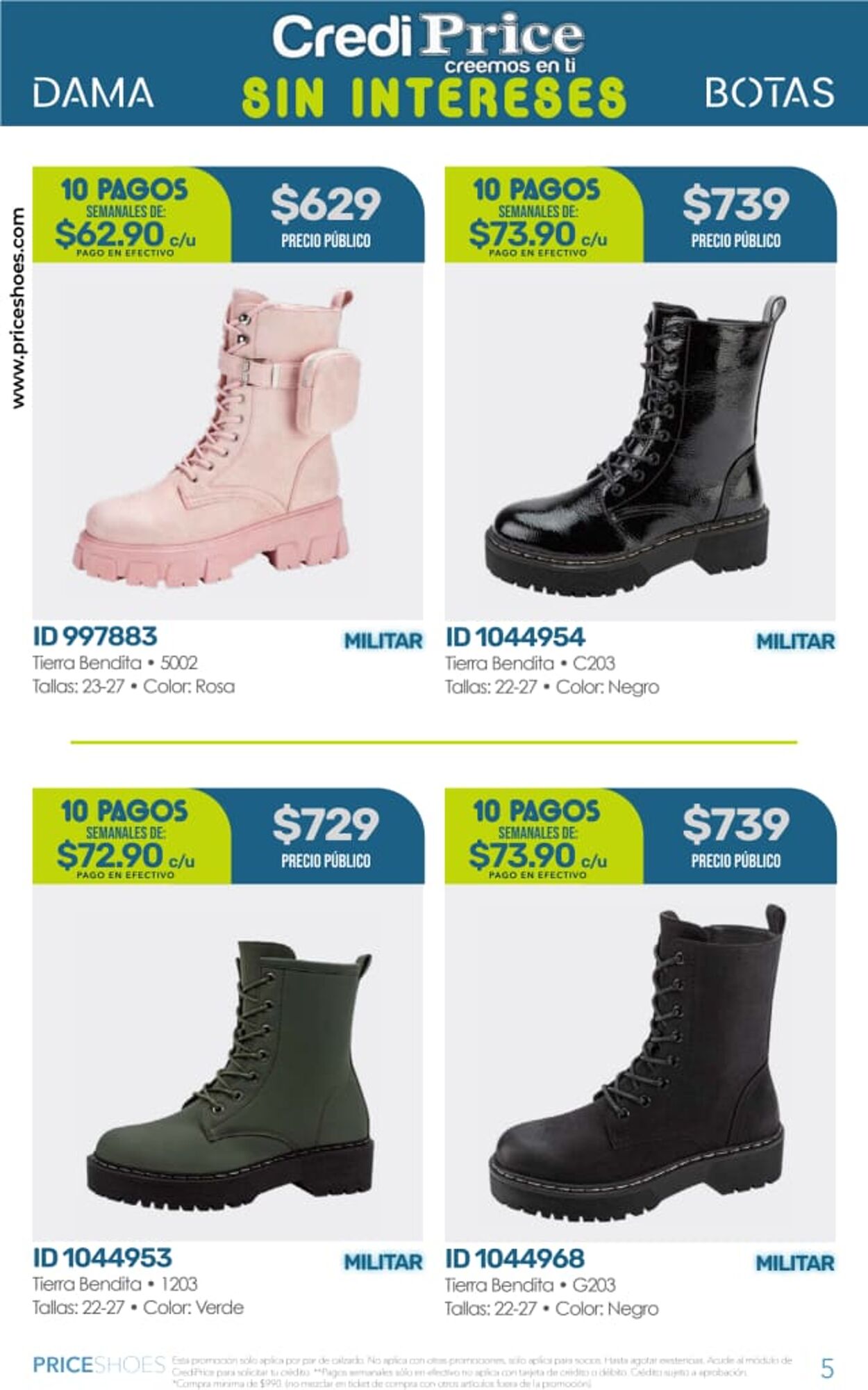 Catálogo Price Shoes 28.10.2022 - 31.12.2022