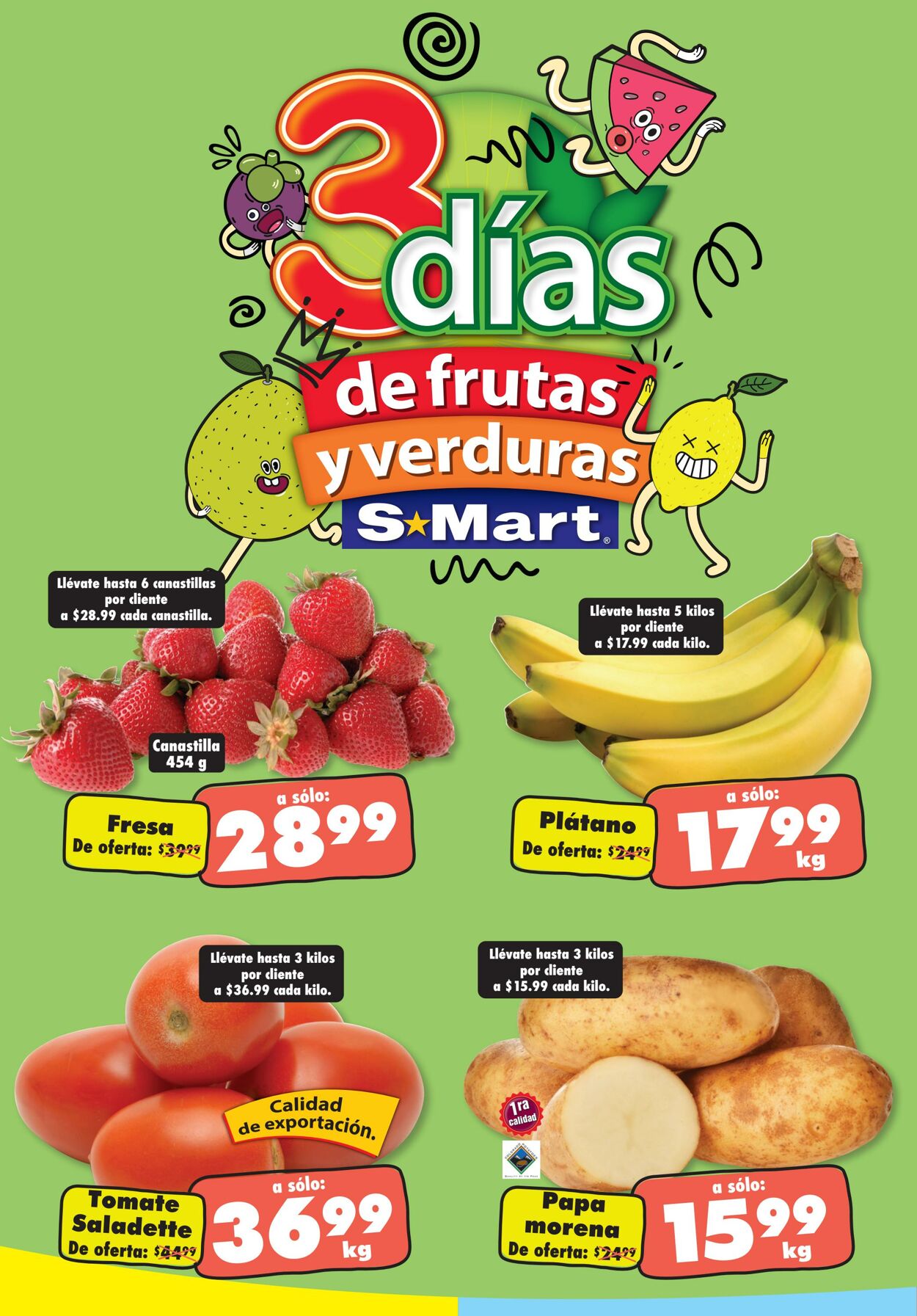 Catálogo S-Mart - Ofertas válidas del 15 al 17 de octubre de 2024 Matamoros 15 oct., 2024 - 17 oct., 2024