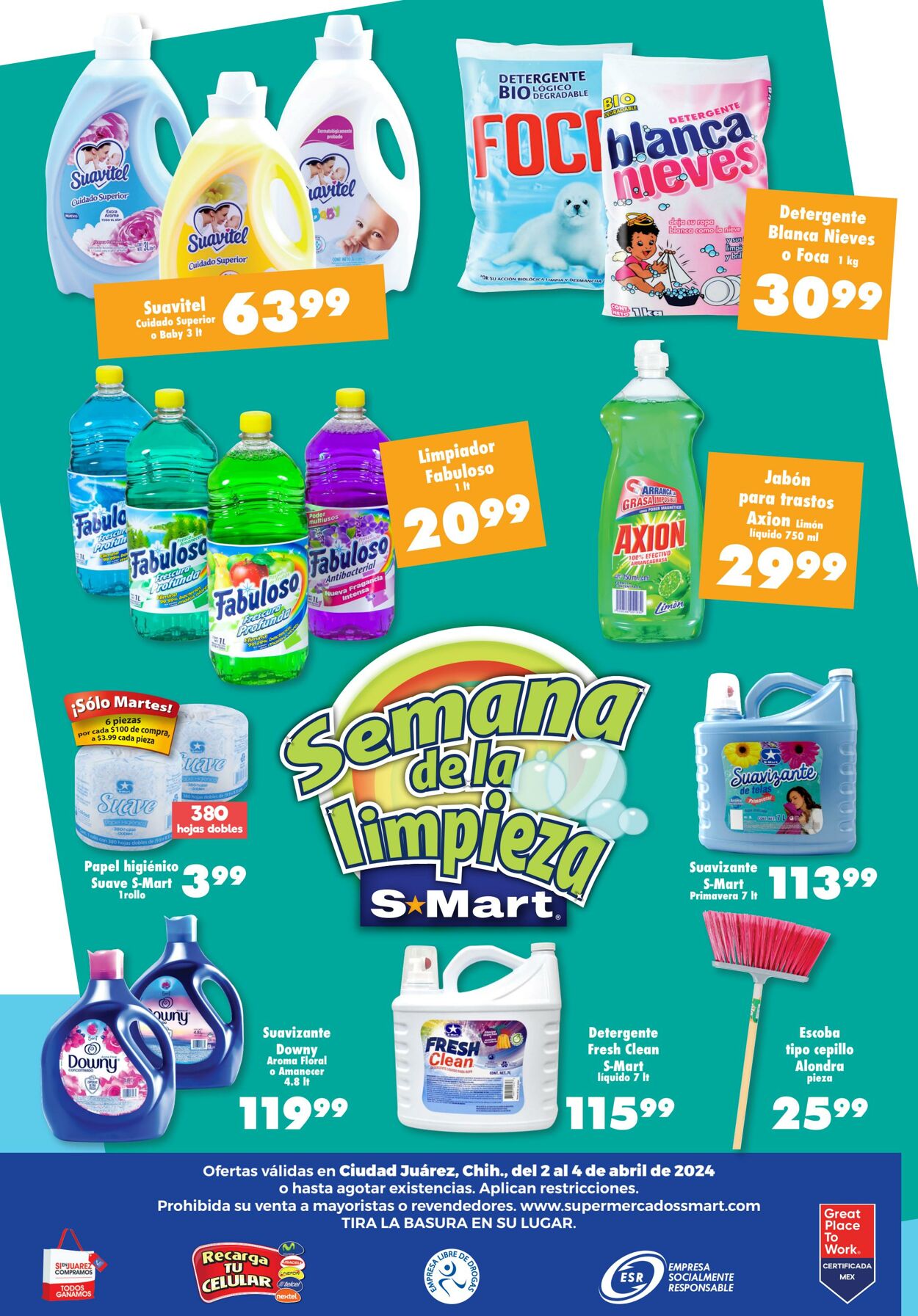 Catálogo S-Mart 02.04.2024 - 04.04.2024