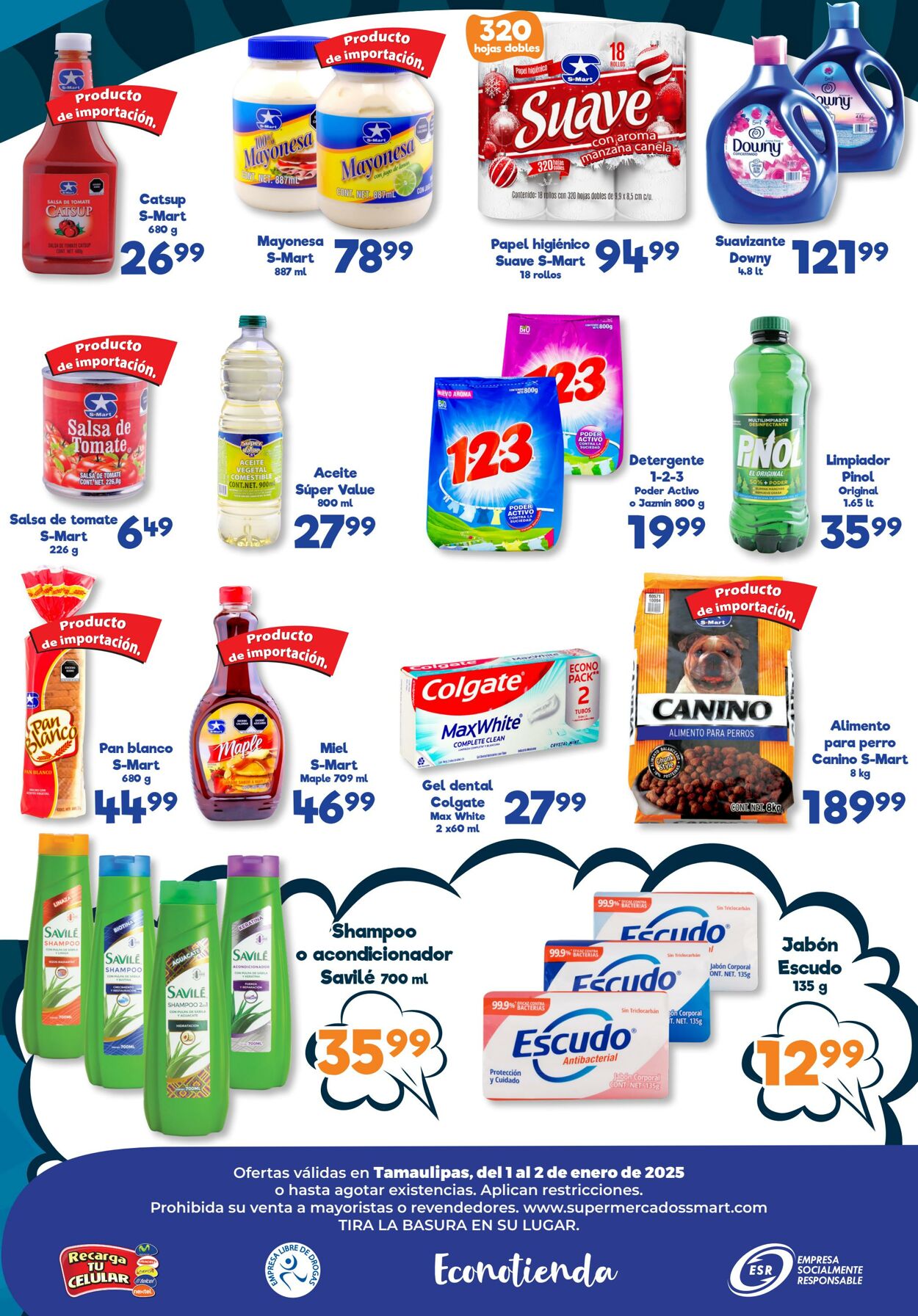 Catálogo S-Mart 01.01.2025 - 02.01.2025