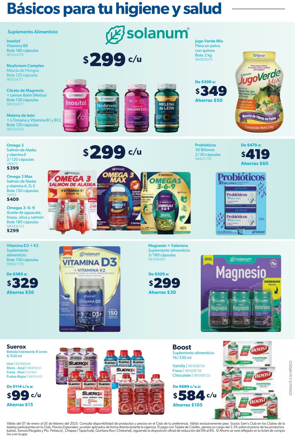 Catálogo Sam's Club 07.01.2025 - 21.01.2025