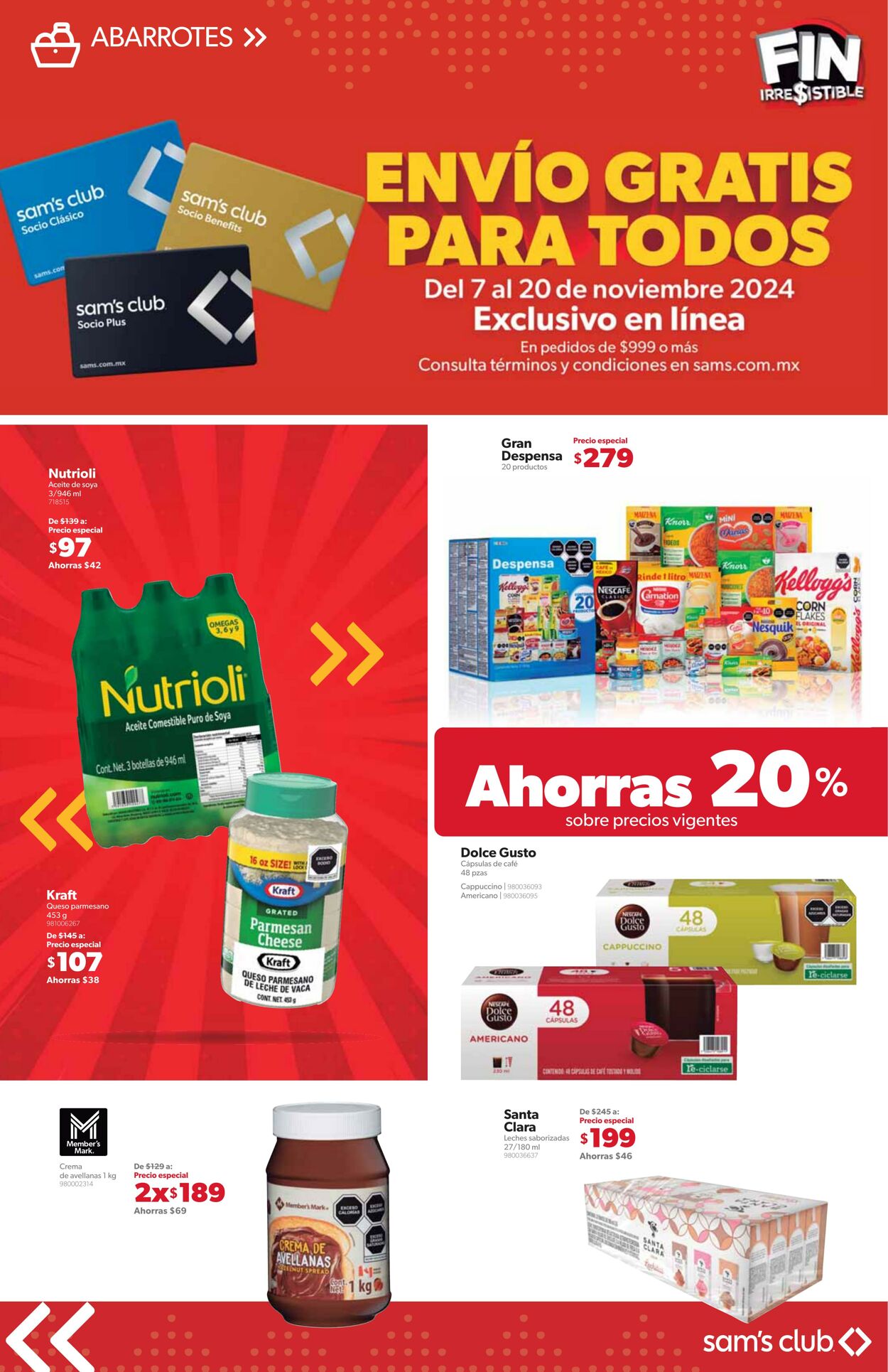 Catálogo Sam's Club 19.11.2024 - 08.12.2024