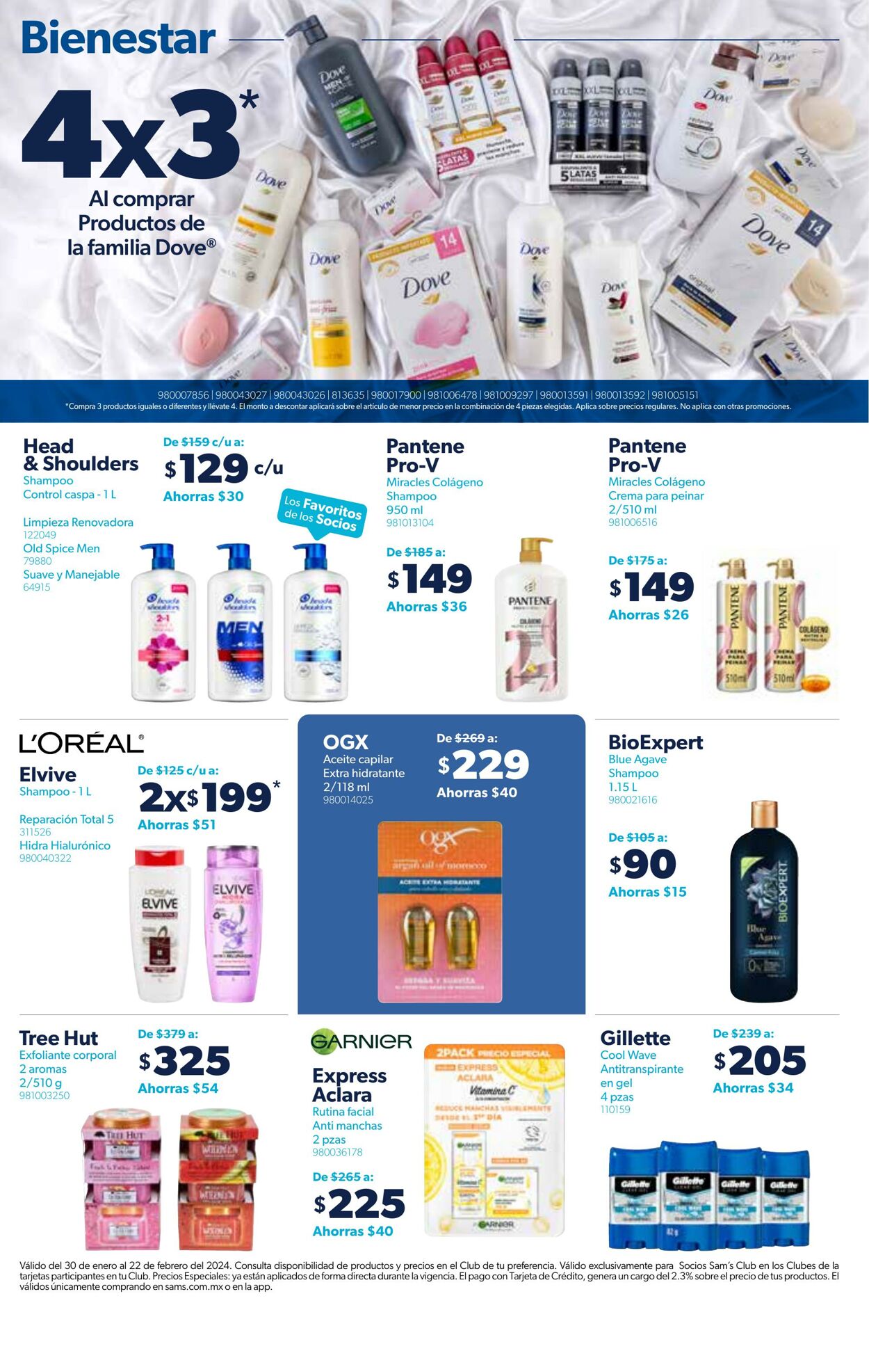 Catálogo Sam's Club 30.01.2024 - 22.02.2024