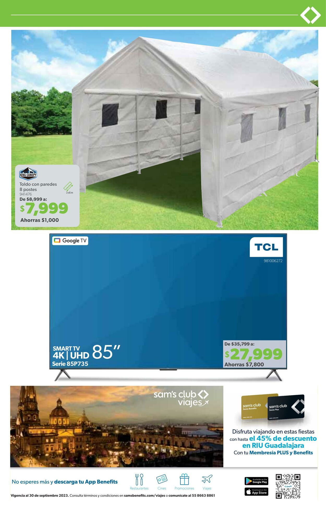 Catálogo Sam's Club 01.09.2023 - 27.09.2023