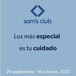 Catálogo Sam's Club 28.09.2023 - 16.10.2023