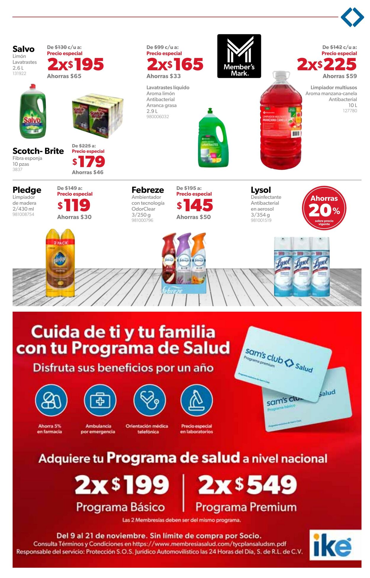 Catálogo Sam's Club 09.11.2023 - 21.11.2023