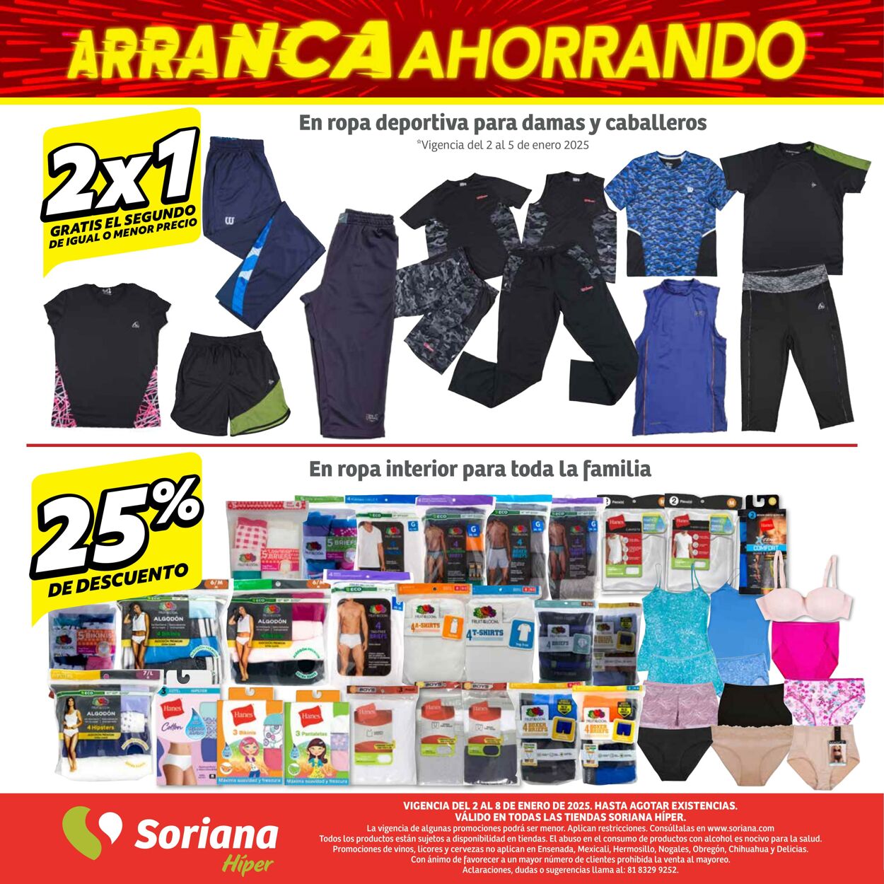 Catálogo Soriana 02.01.2025 - 08.01.2025