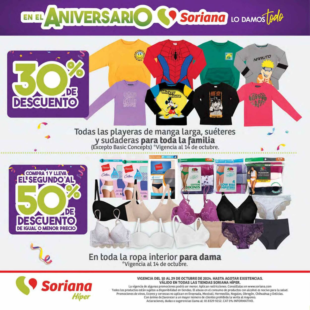 Catálogo Soriana 10.10.2024 - 29.10.2024