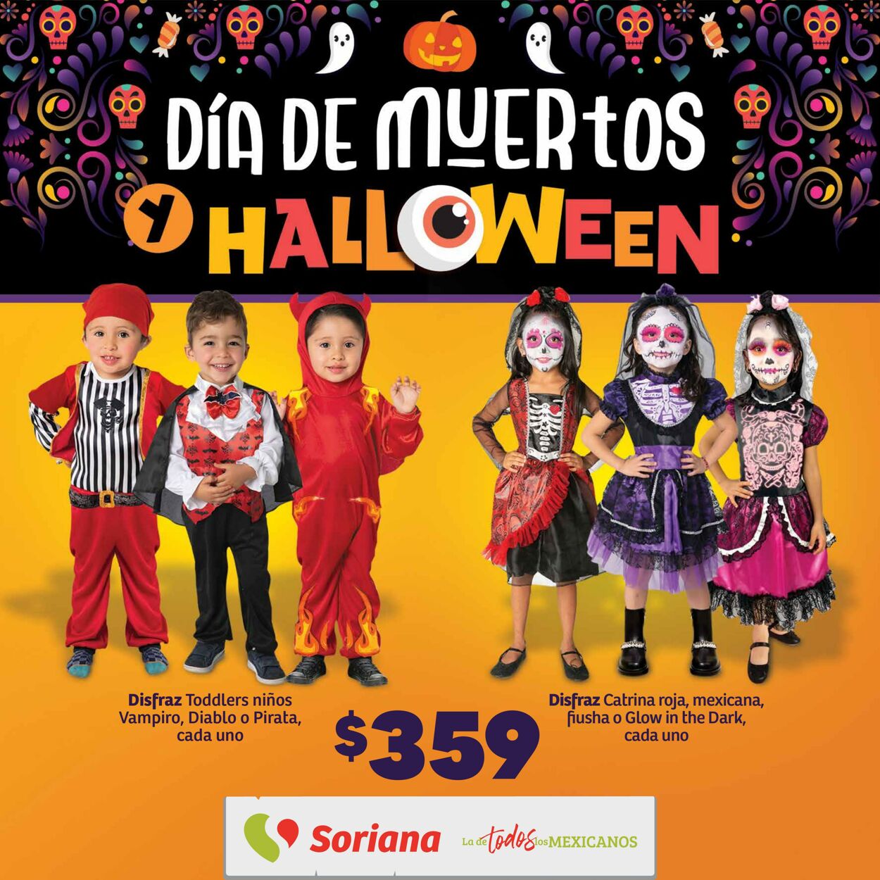 Catálogo Soriana - Folleto Especial Halloween y Día de Muertos Híper Nacional 10 oct., 2024 - 29 oct., 2024