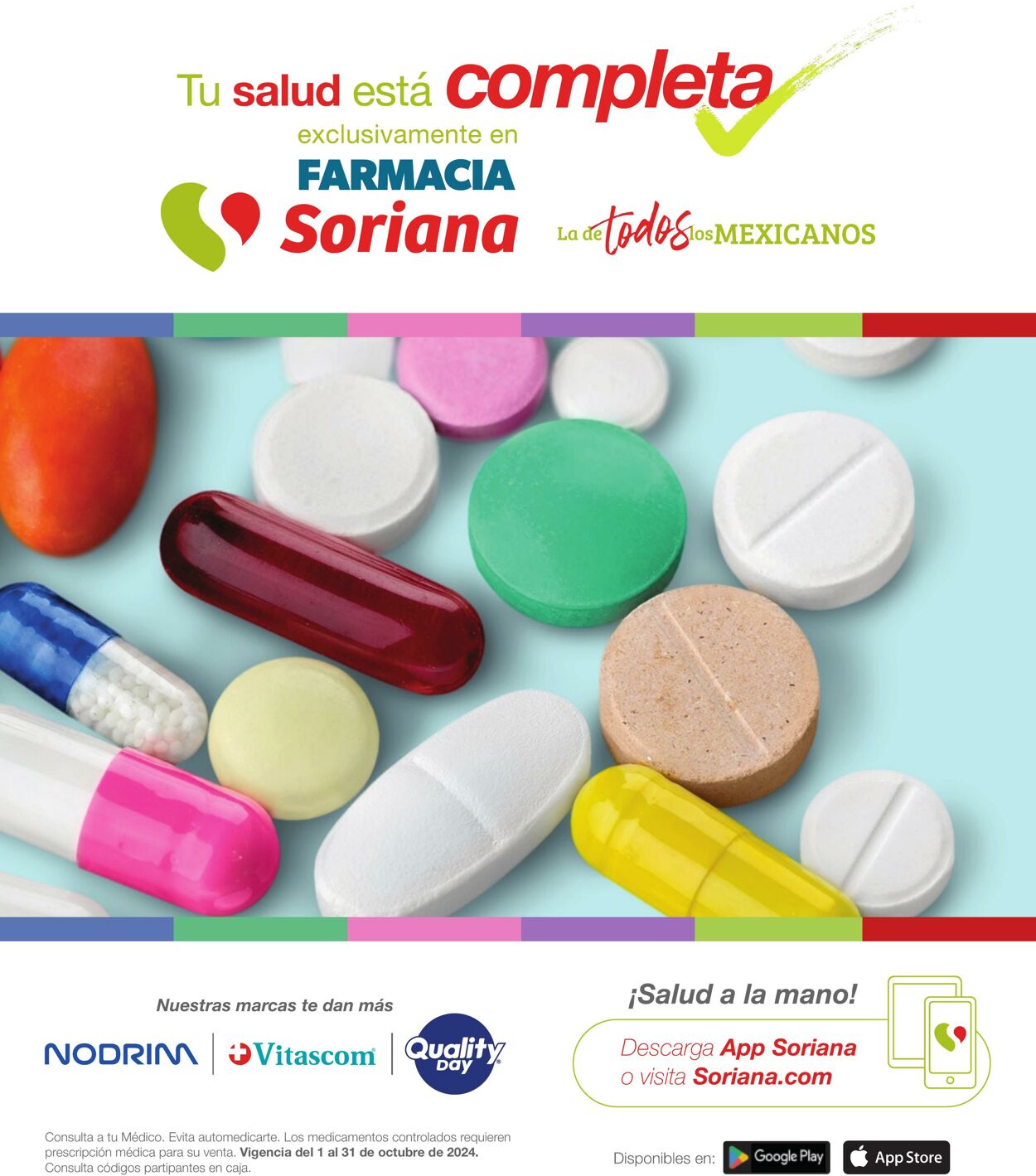 Catálogo Soriana - Folleto Farmacia Híper Nacional 1 oct., 2024 - 31 oct., 2024