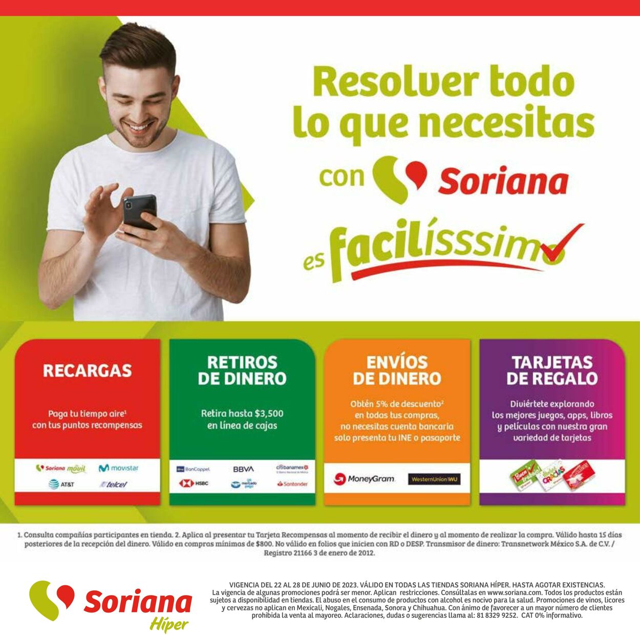 Catálogo Soriana 22.06.2023 - 28.06.2023