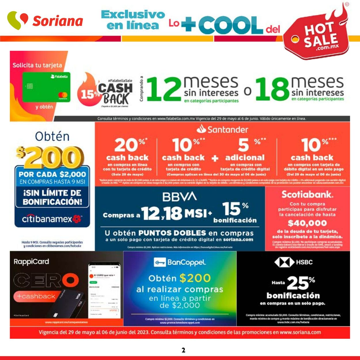 Catálogo Soriana 29.05.2023 - 06.06.2023