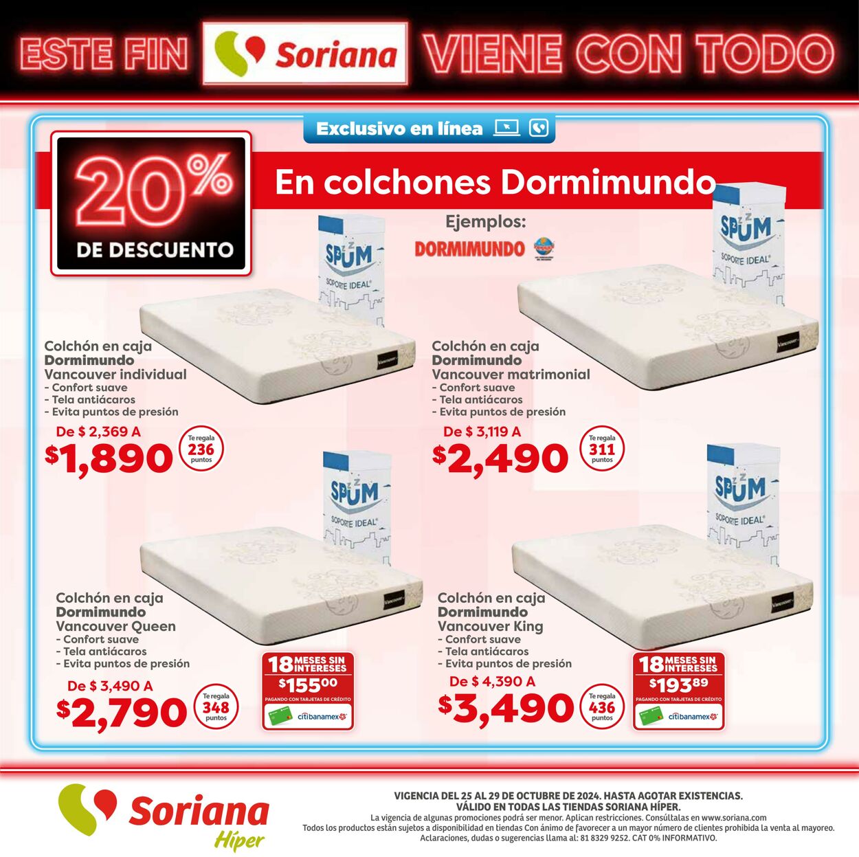 Catálogo Soriana 25.10.2024 - 29.10.2024