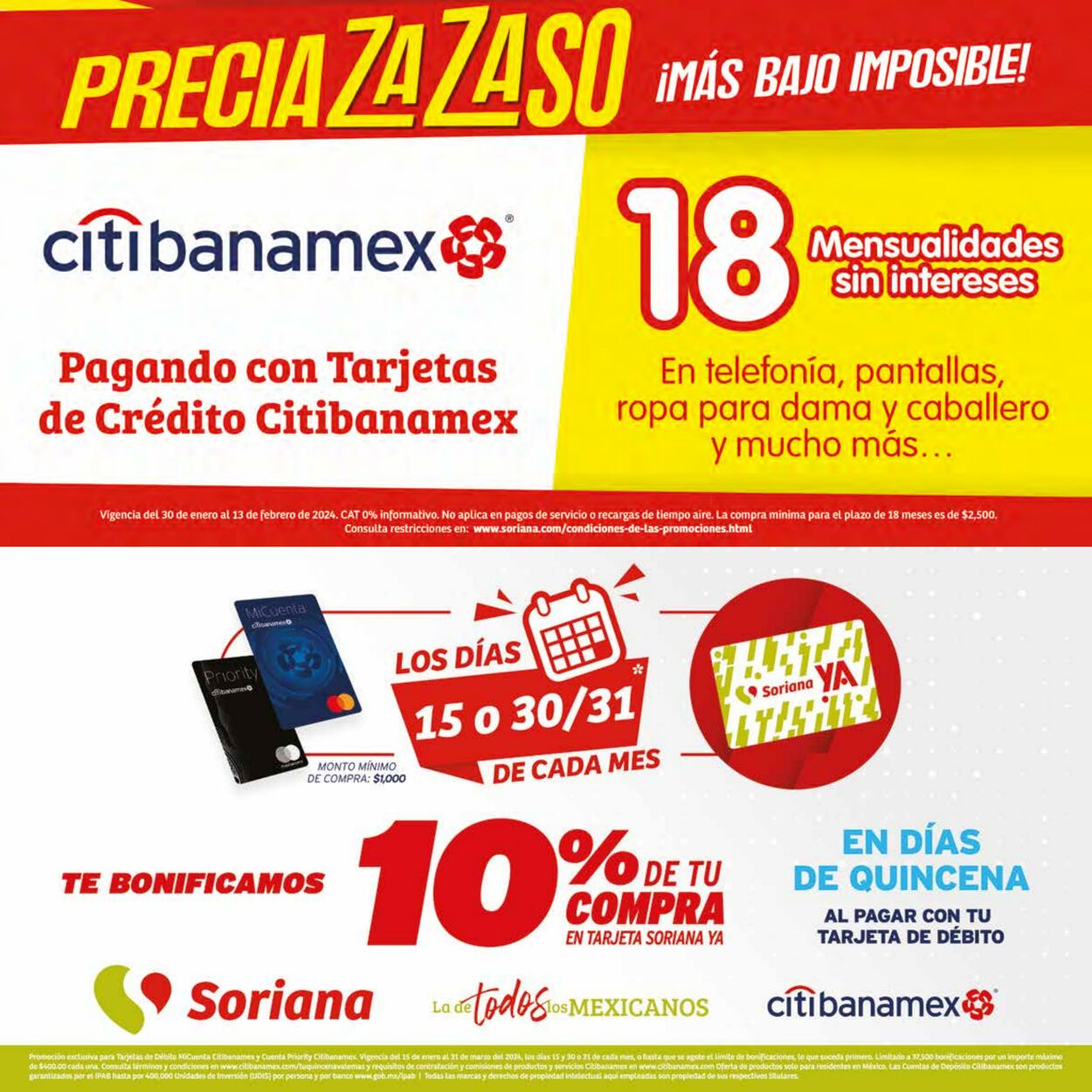 Catálogo Soriana 30.01.2024 - 27.02.2024