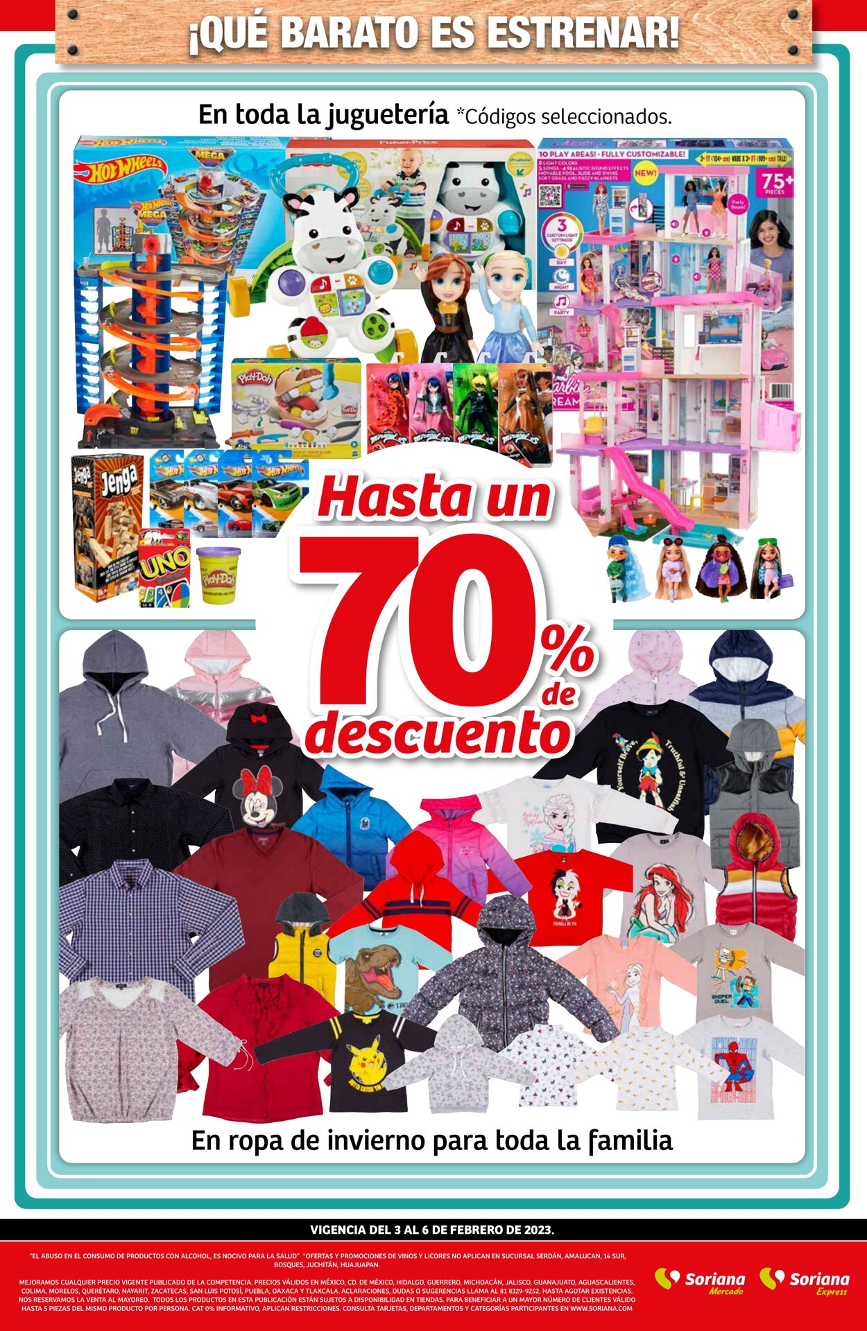 Catálogo Soriana 03.02.2023 - 06.02.2023