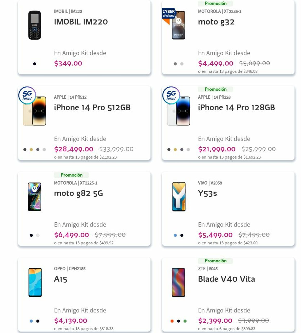 Catálogo Telcel 04.12.2023 - 13.12.2023