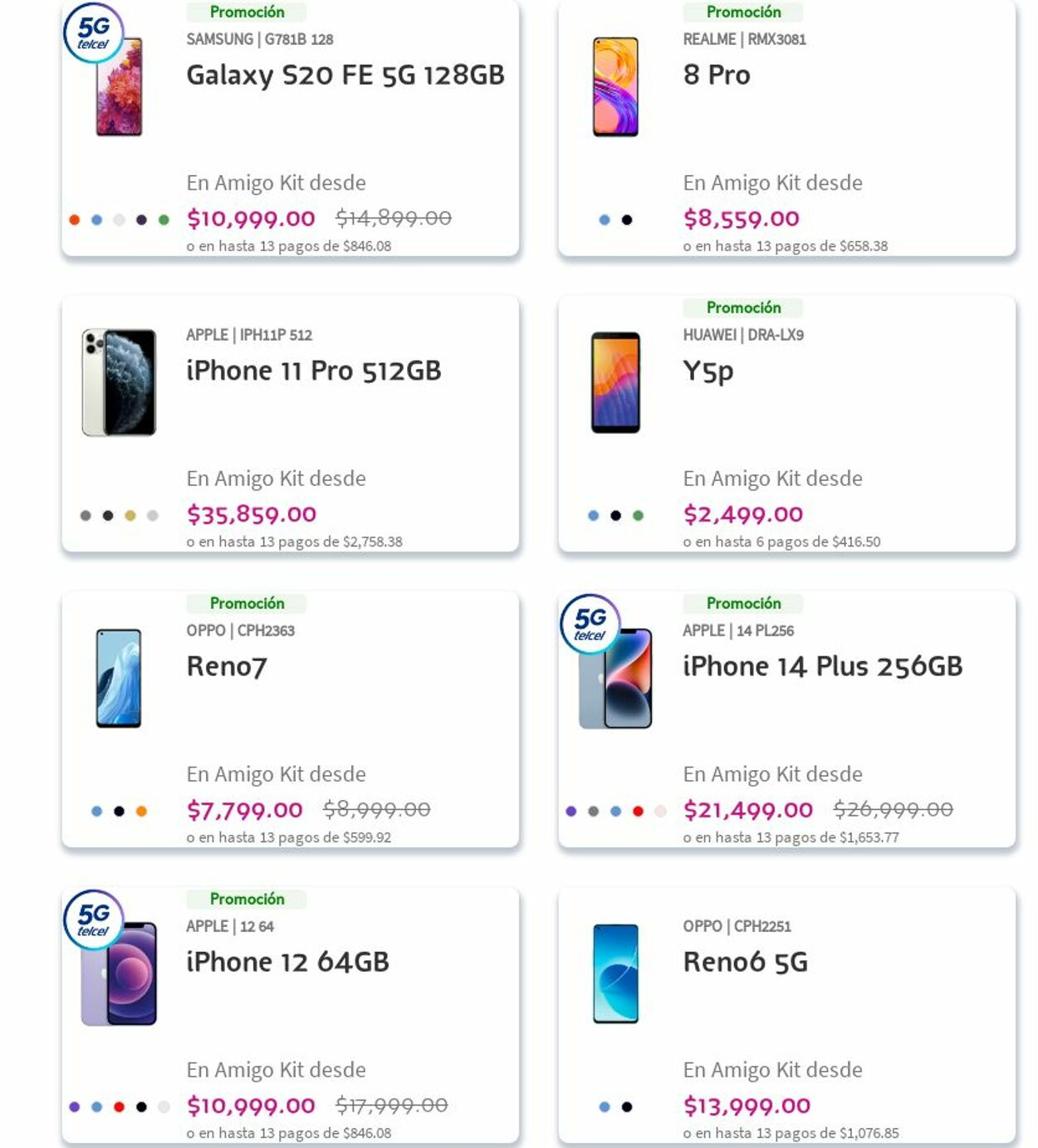 Catálogo Telcel 04.12.2023 - 13.12.2023