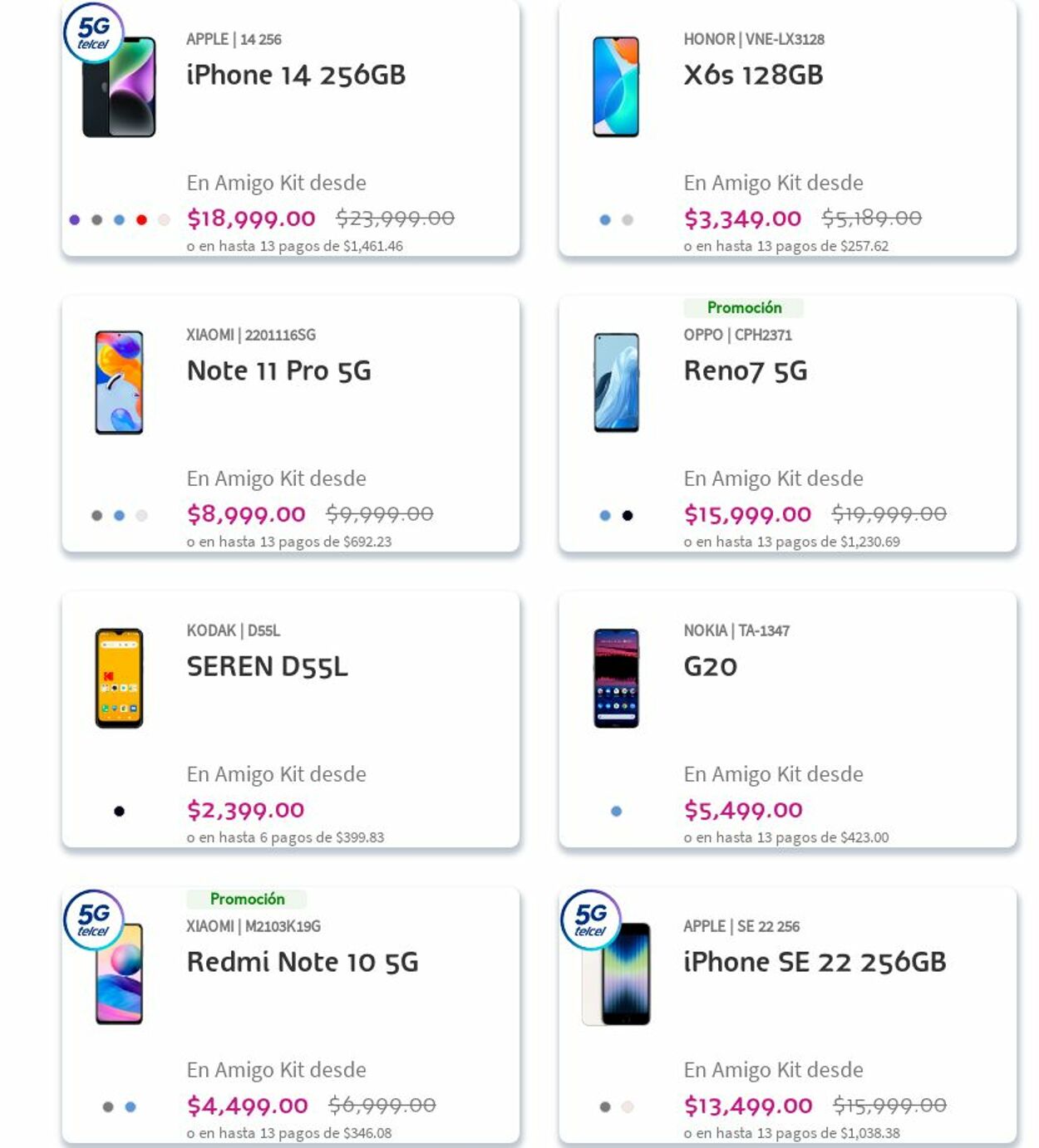 Catálogo Telcel 04.12.2023 - 13.12.2023