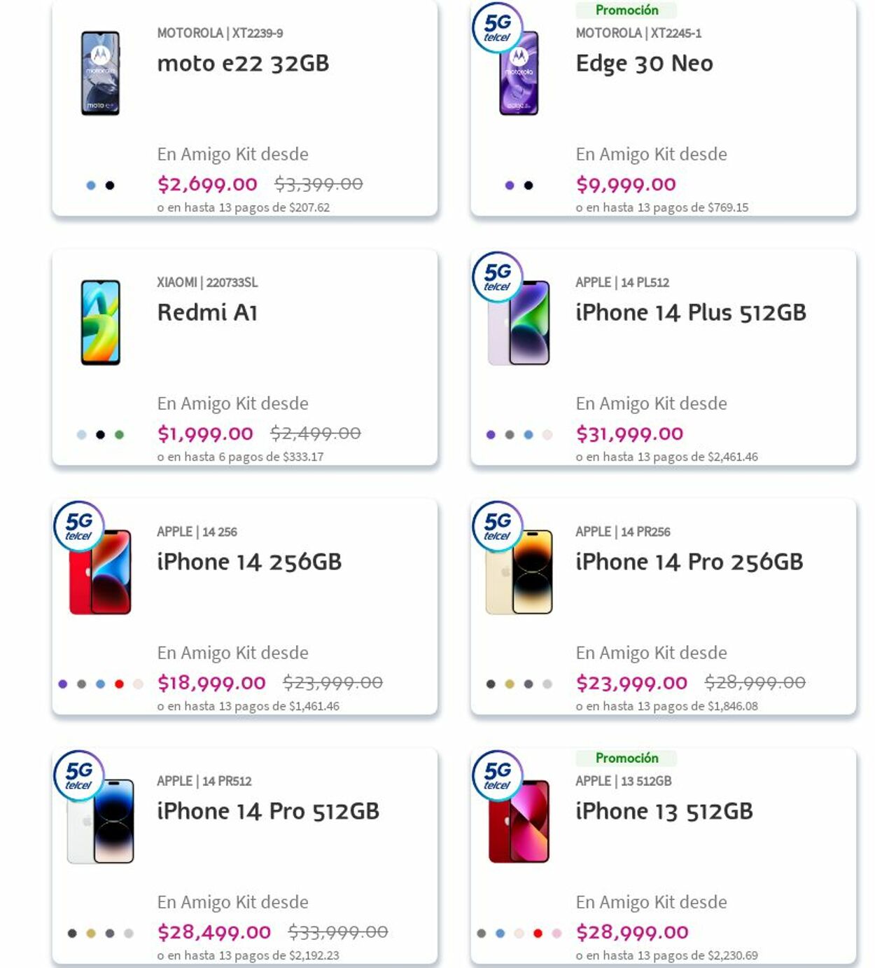 Catálogo Telcel 04.12.2023 - 13.12.2023