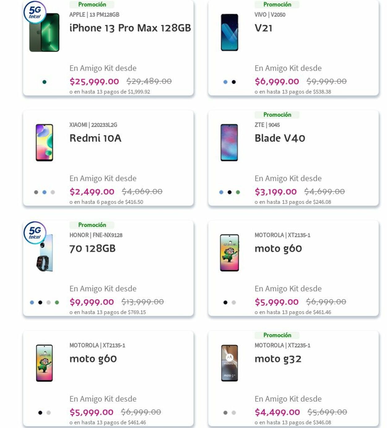 Catálogo Telcel 04.12.2023 - 13.12.2023