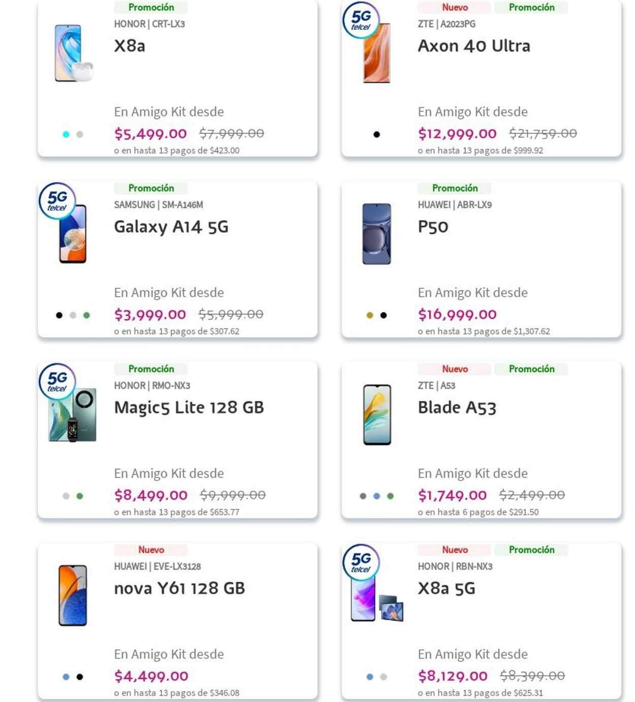 Catálogo Telcel 04.12.2023 - 13.12.2023